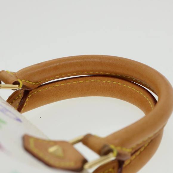 LOUIS VUITTON Monogram Multicolor Mini Speedy Hand Bag White M92645 Auth am548g - Picture 8 of 16